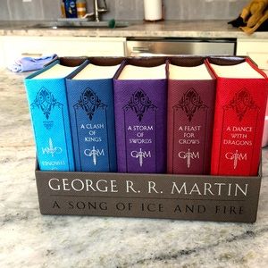 Unused Game of Thrones Leather-bound Book Set